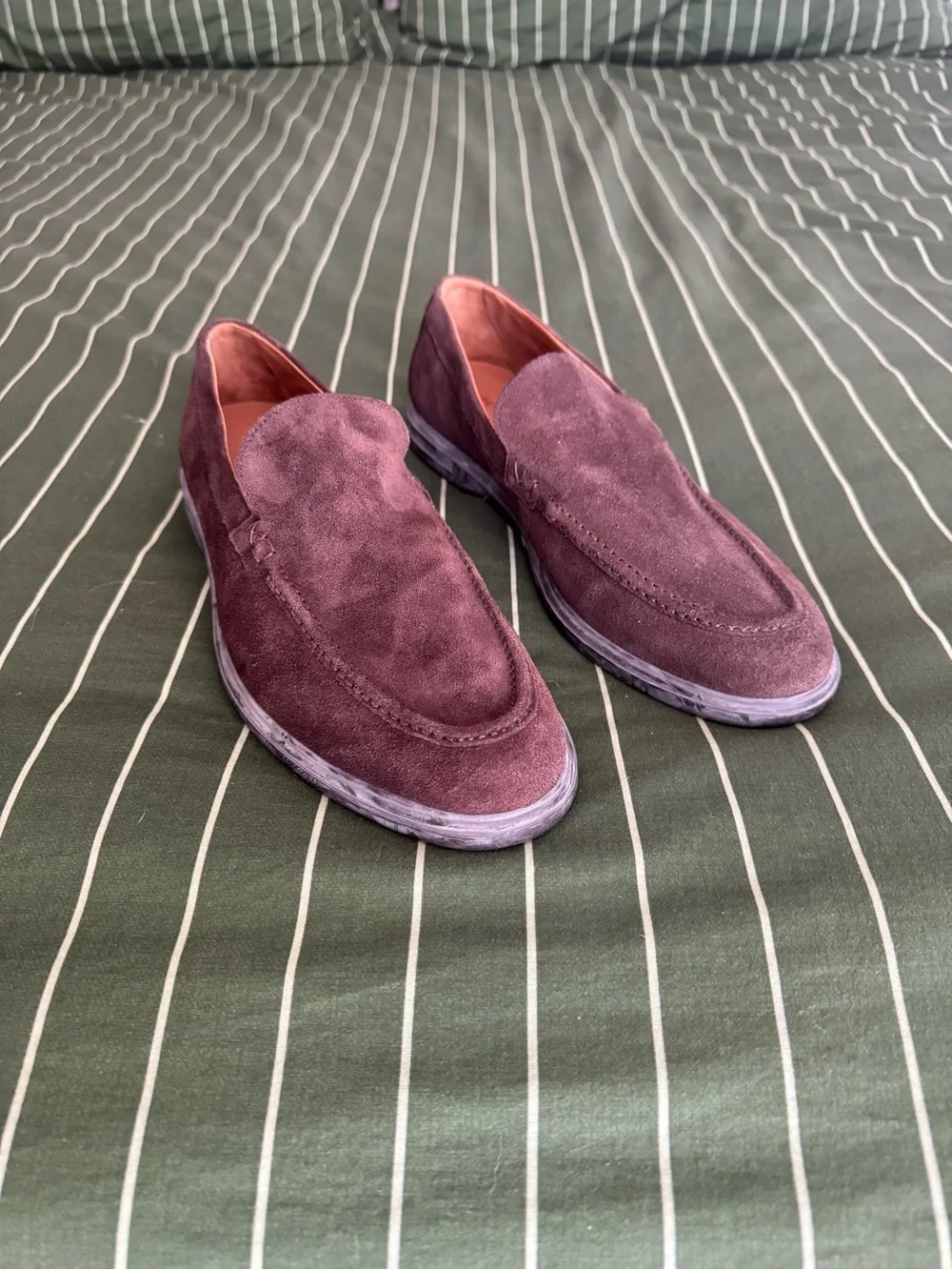 Men's Peter Millar Excursionist Nubuck Venetian Loafer
